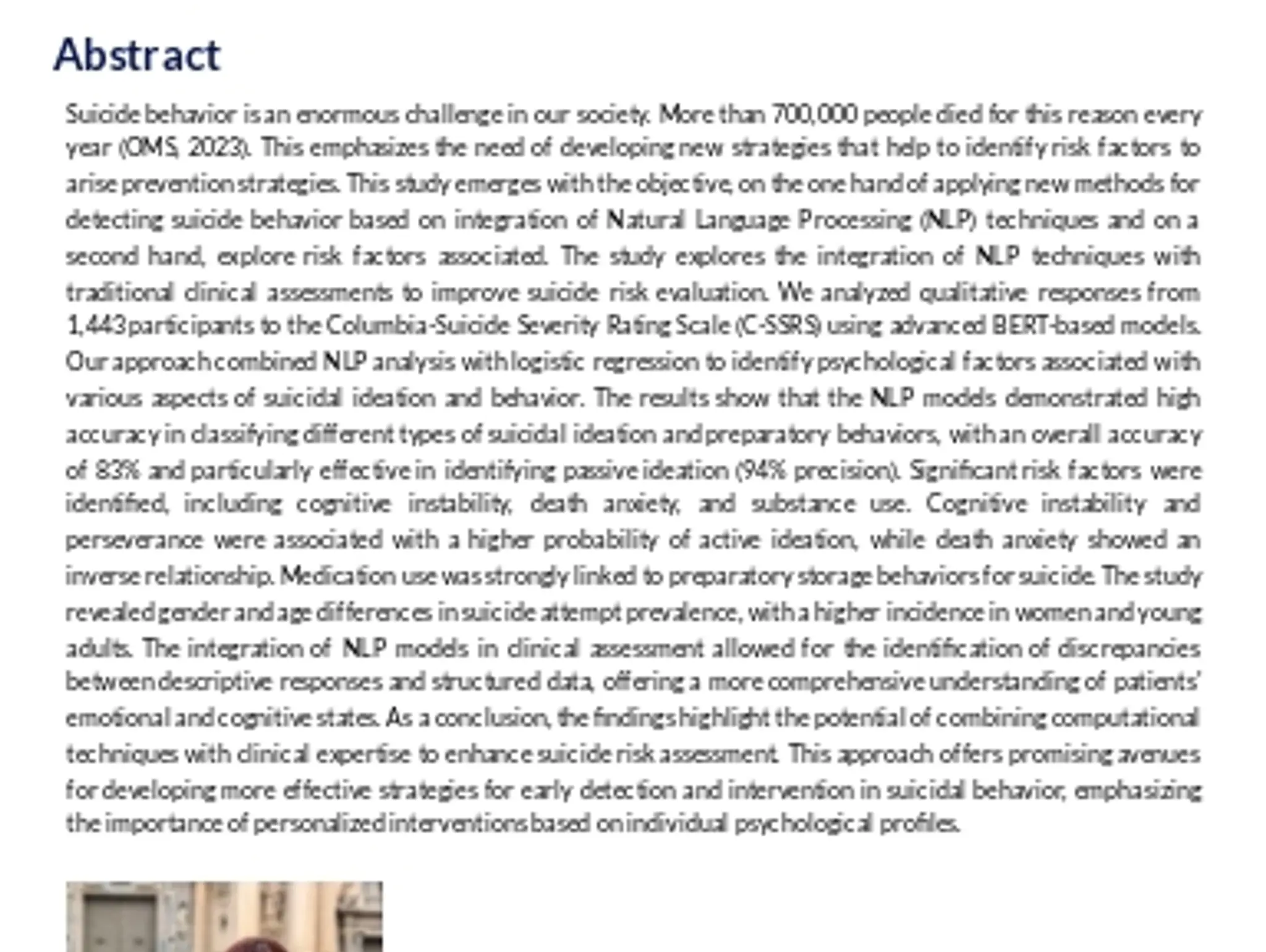 Integrating Natural Language Processing to Enhance Suicide Risk Assessment: A Mixed-Methods Approach