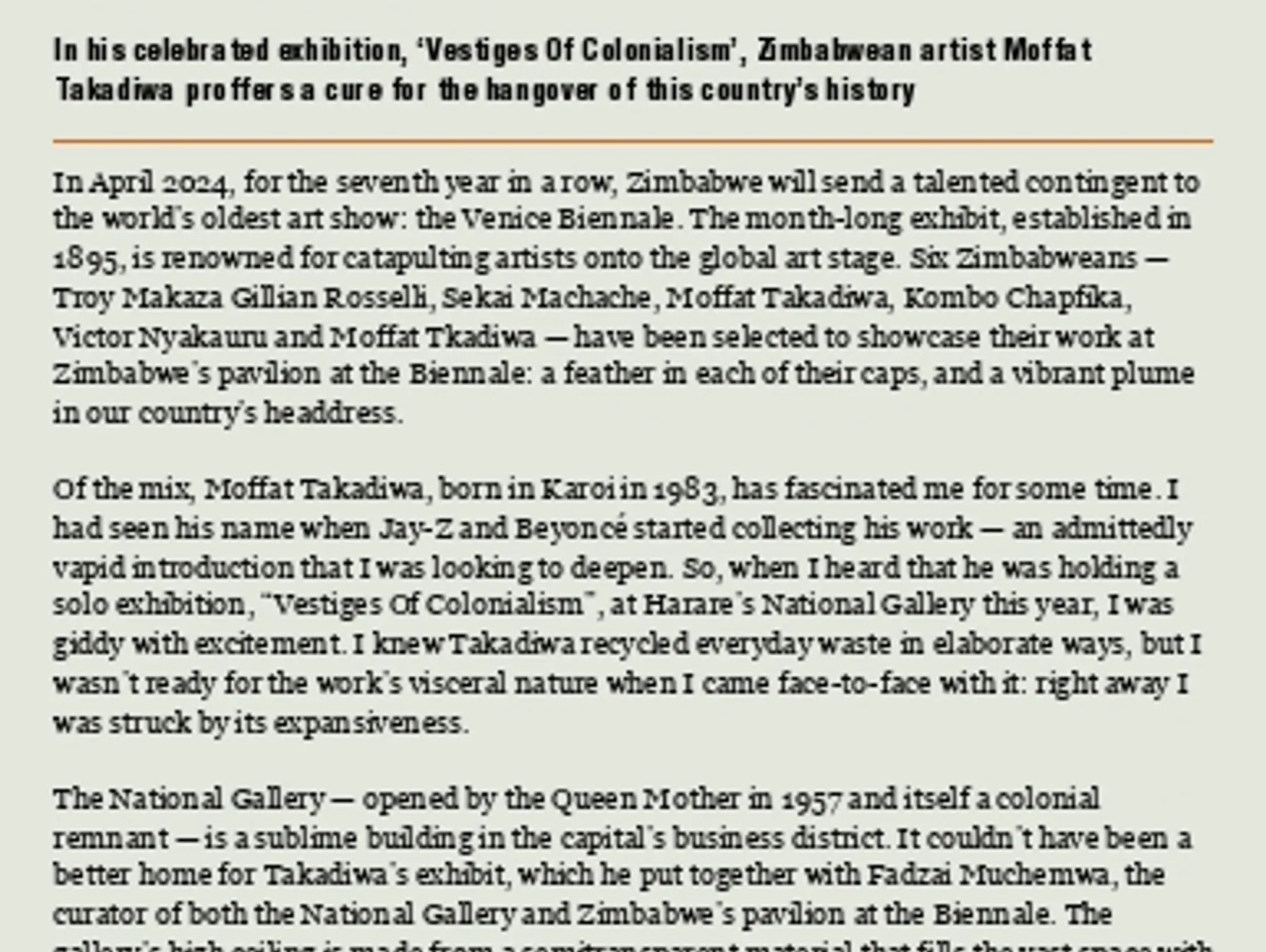 Pieces de la Resistance