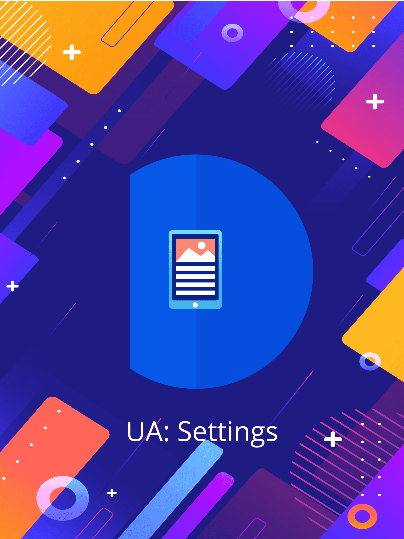 UA: Settings