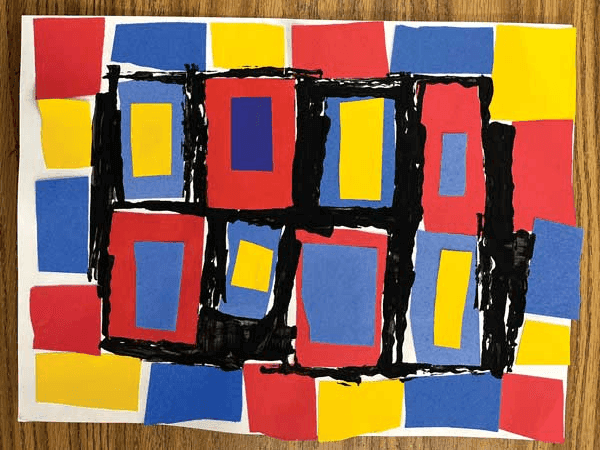 Clipcard: Primary Color Collage