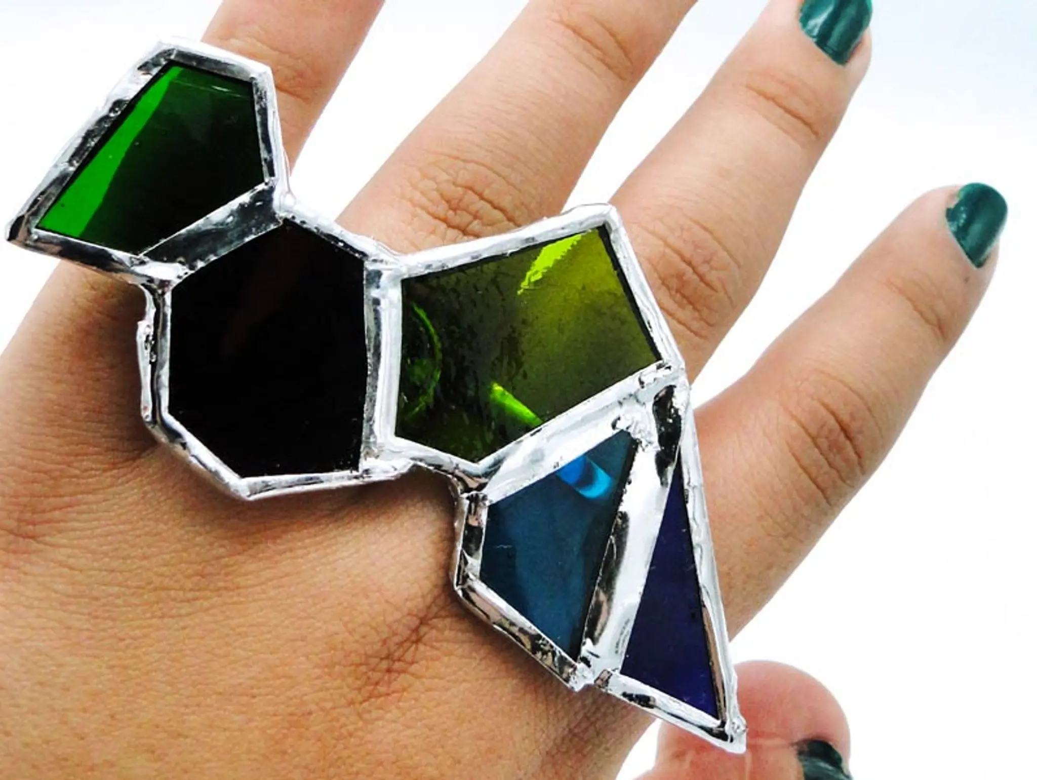 Perfectly Imperfect Stained-Glass Jewelry