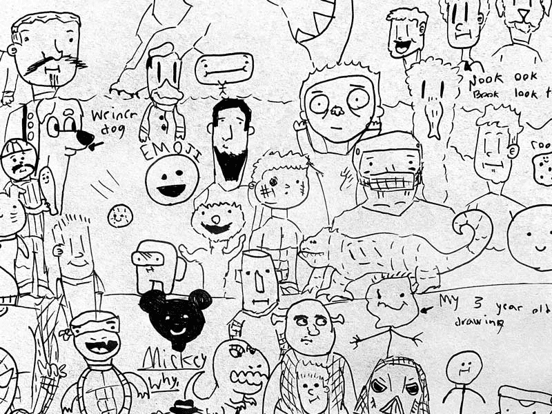 ClipCard: Fifty Faces