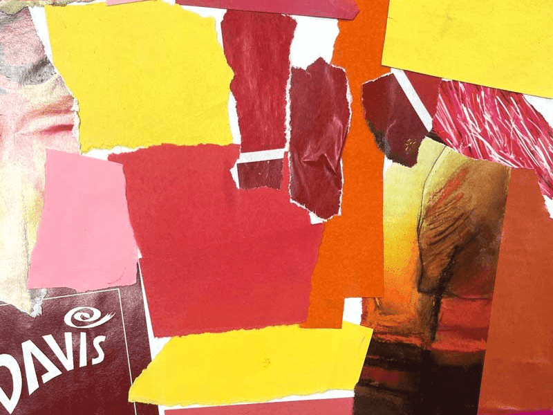 26 - Early Childhood ClipCard | Torn Paper Collage
