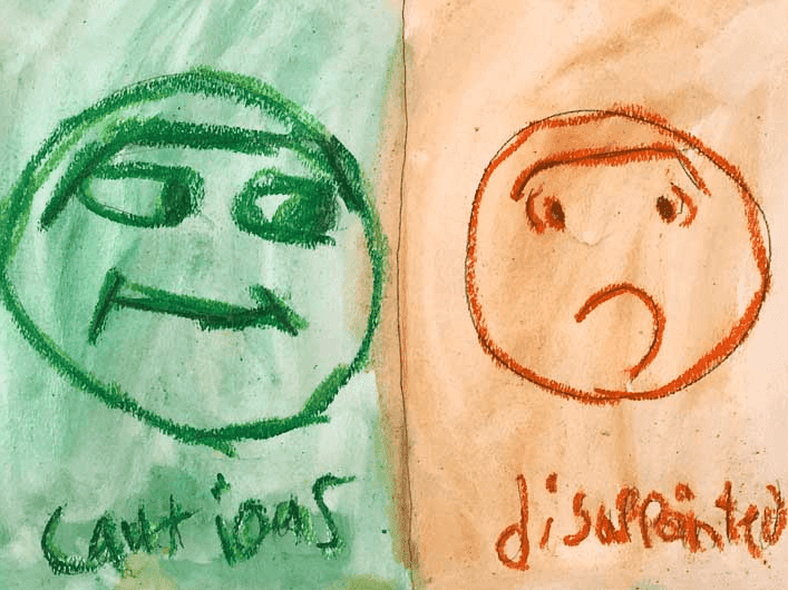 ClipCard: Four Emotions