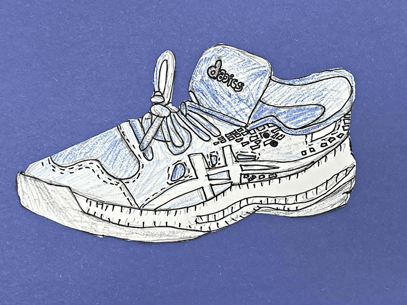 Middle School ClipCard | Observational Shoe Art