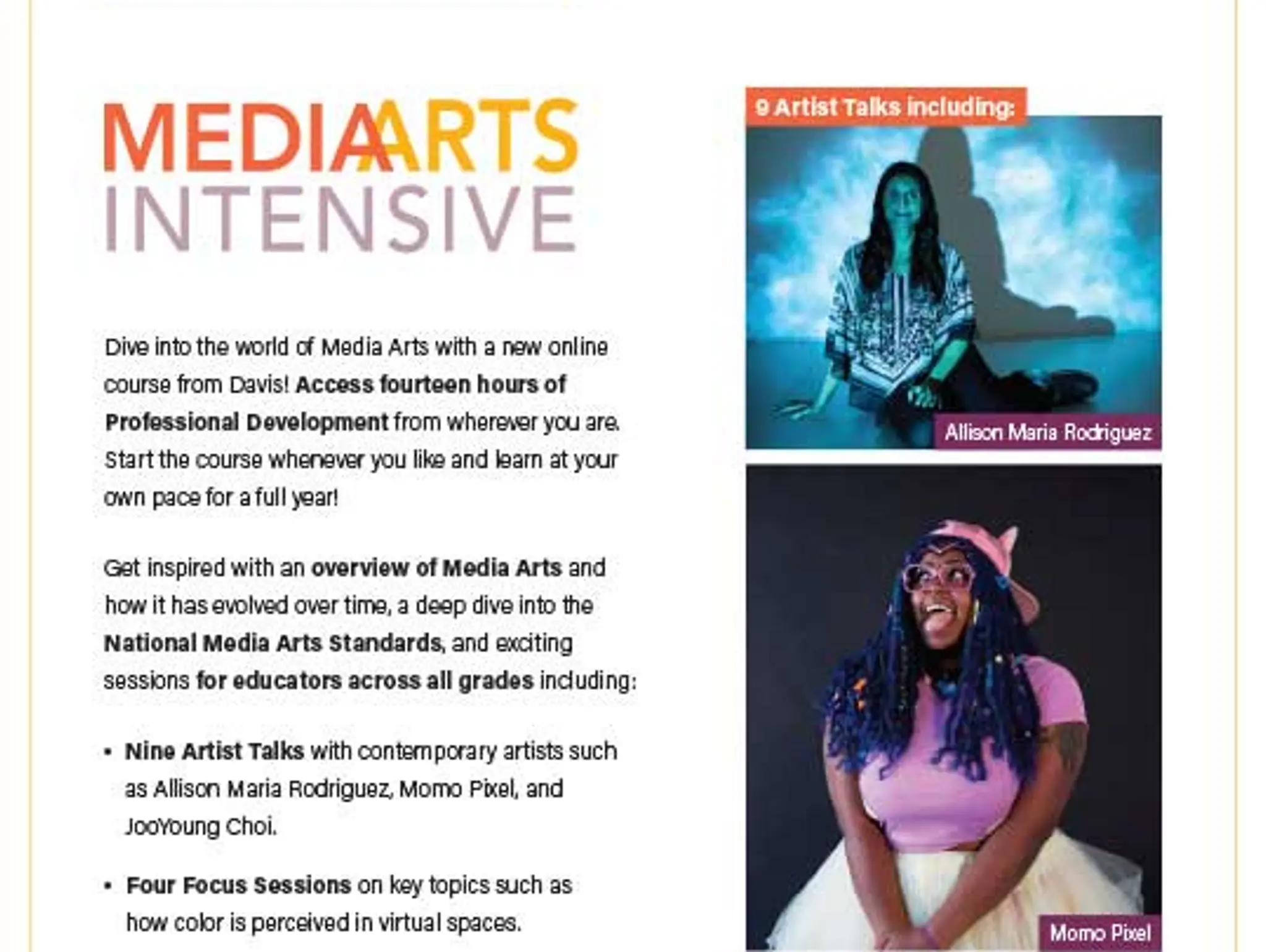 Media Art Intensive from Davis