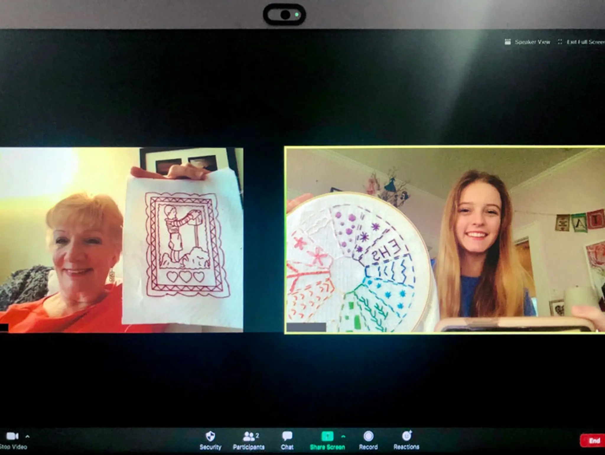 Managing the Art Room: Embroidery Relationships at Home