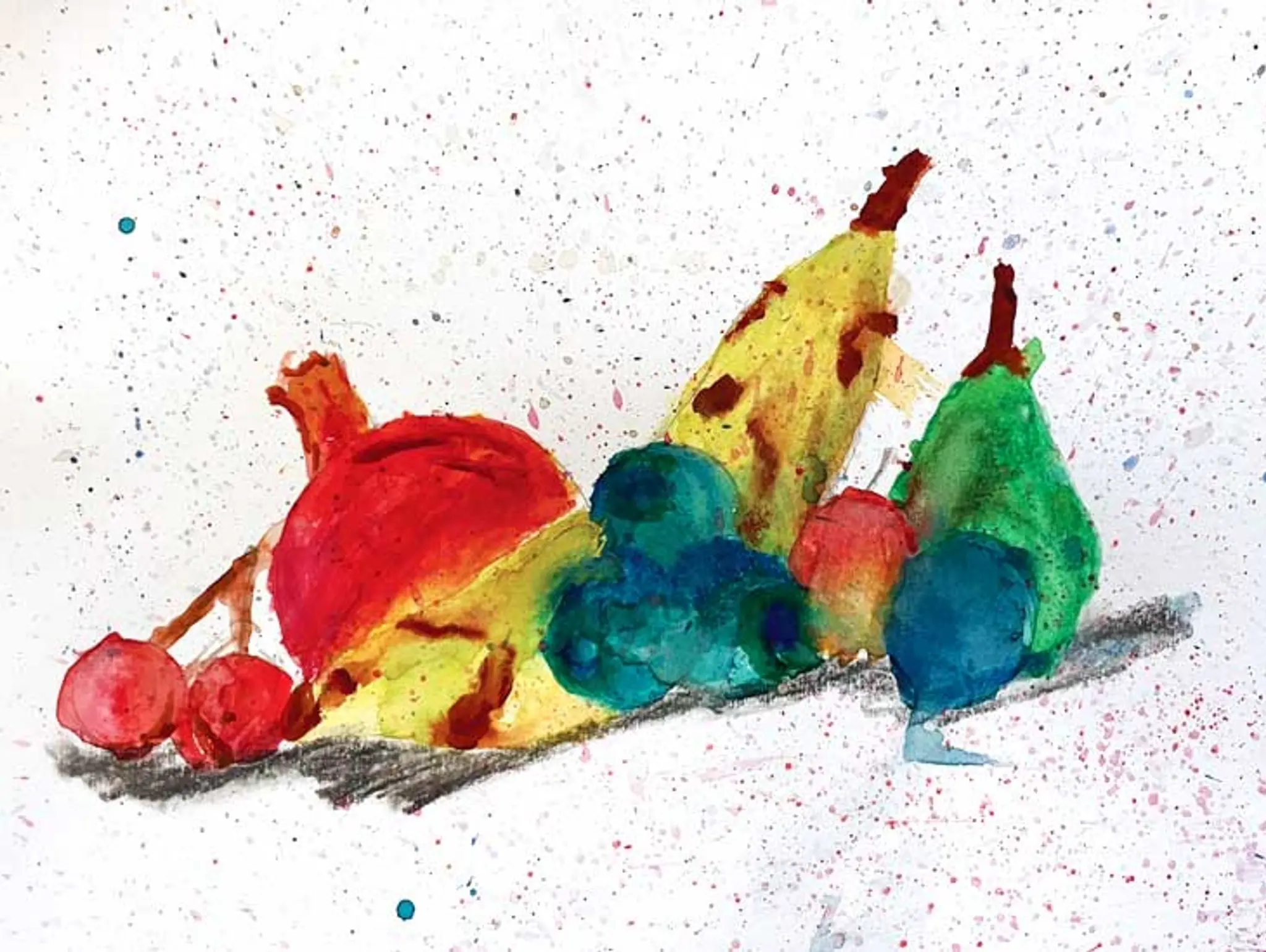 ClipCard: Watercolor Fruit Studies