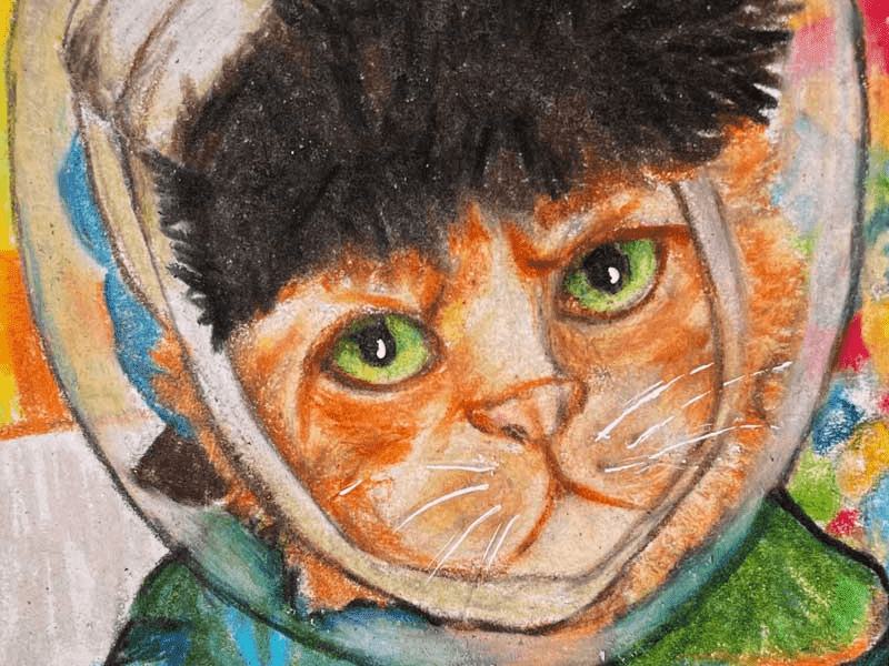 ClipCard: Art Cat Trading Cards