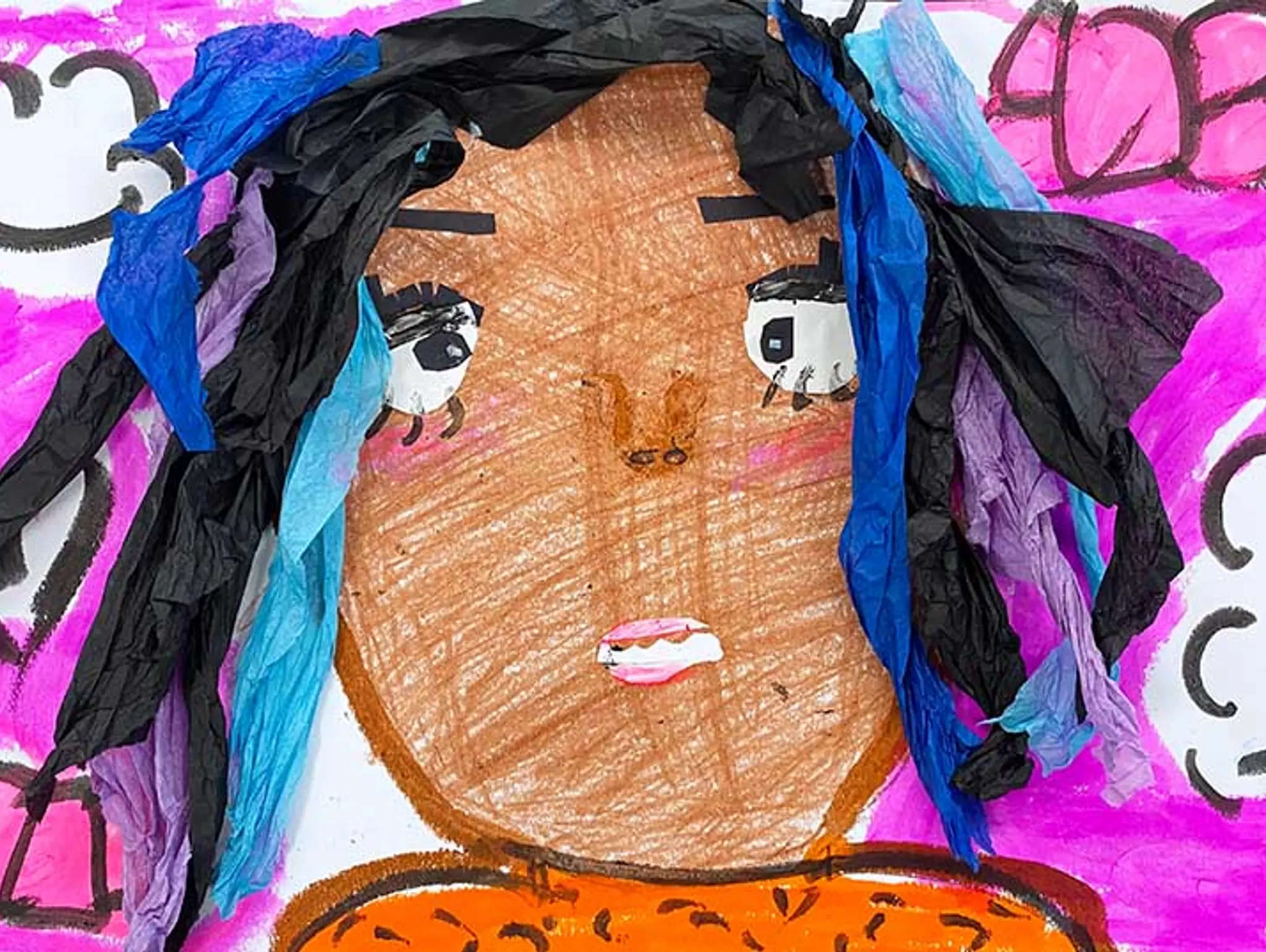 The Freedom of Collage and Abstraction: Faces Inspired by Tyree Guyton