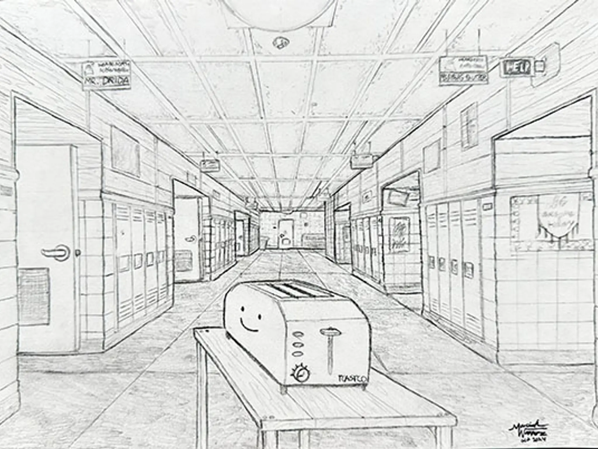 ClipCard: Unexpected Linear Perspective