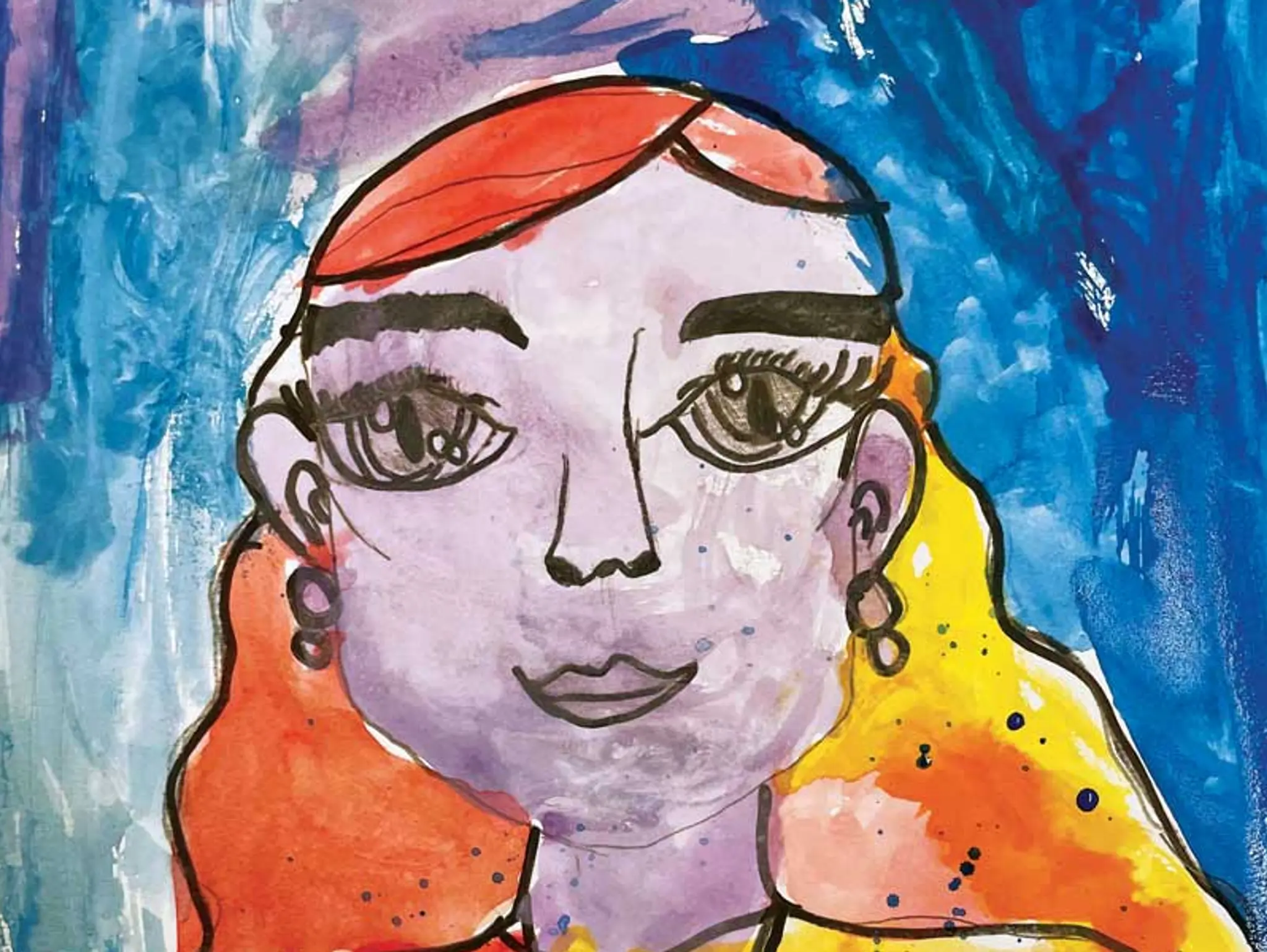 ClipCard: Contour Color Portrait