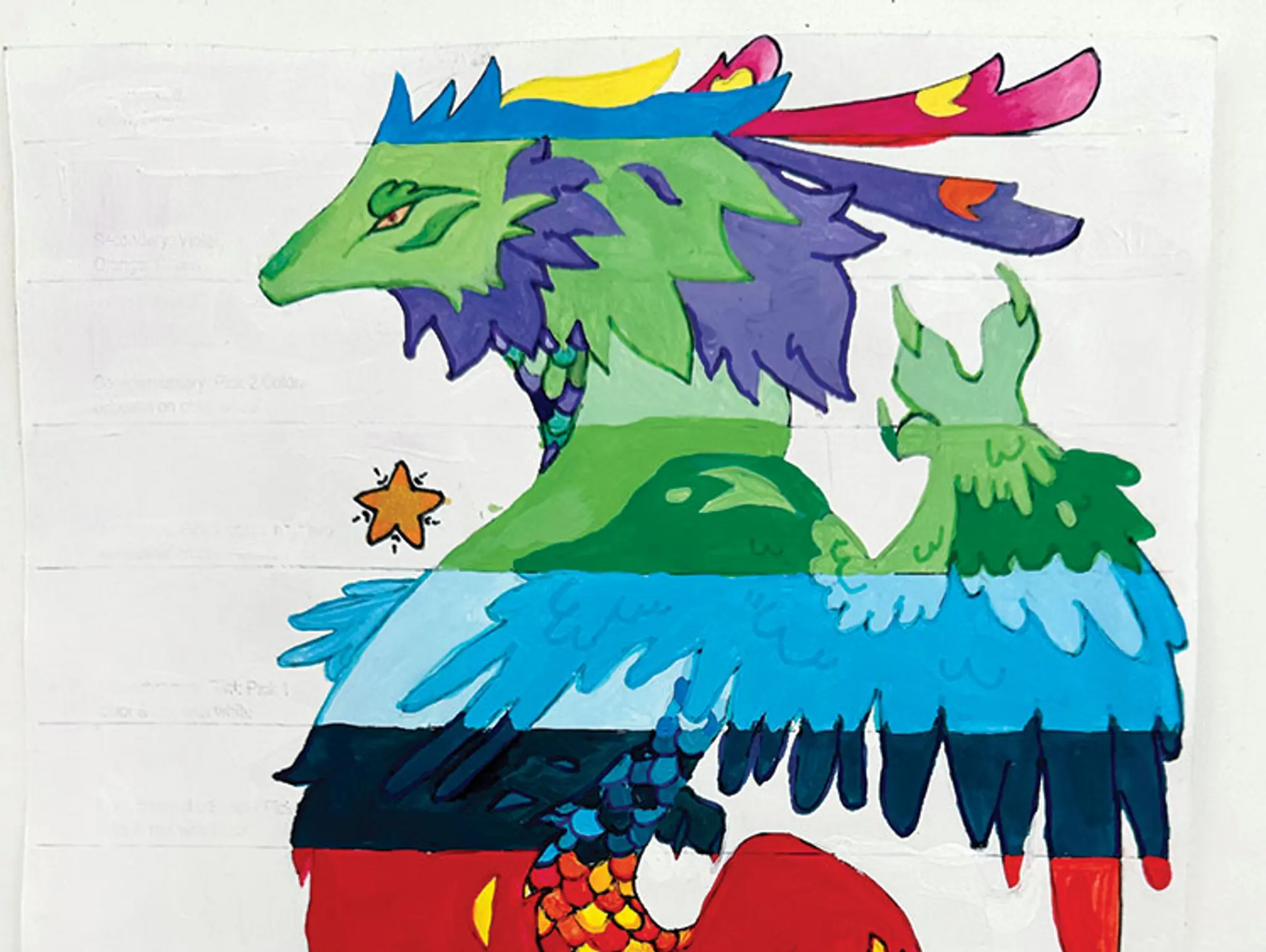 ClipCard: Color Theory Creations