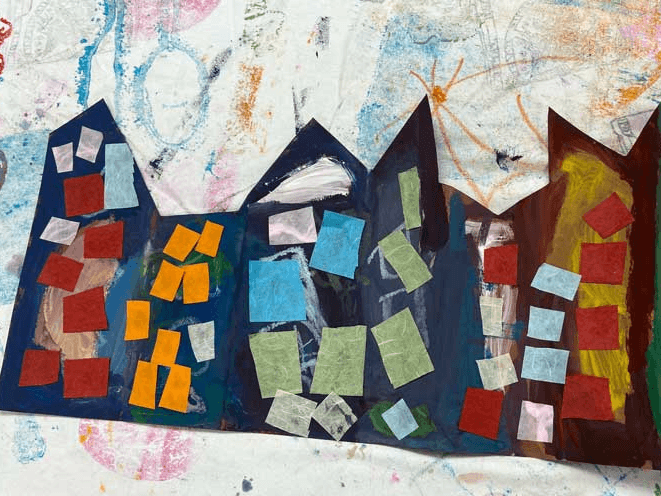 ClipCard: Cityscape Accordion Book