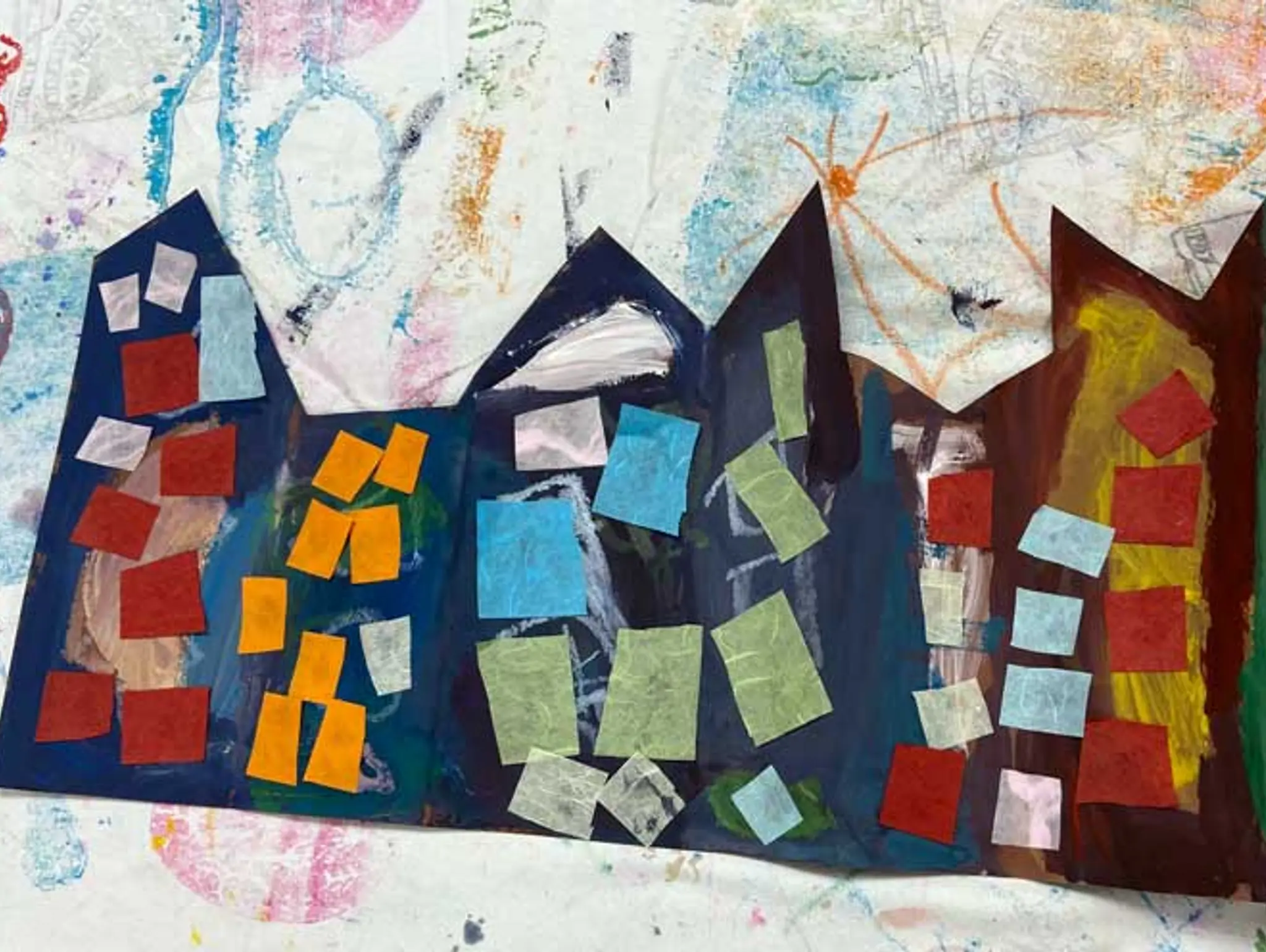 ClipCard: Cityscape Accordion Book