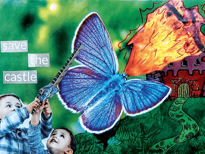 ClipCard: Altered Postcards