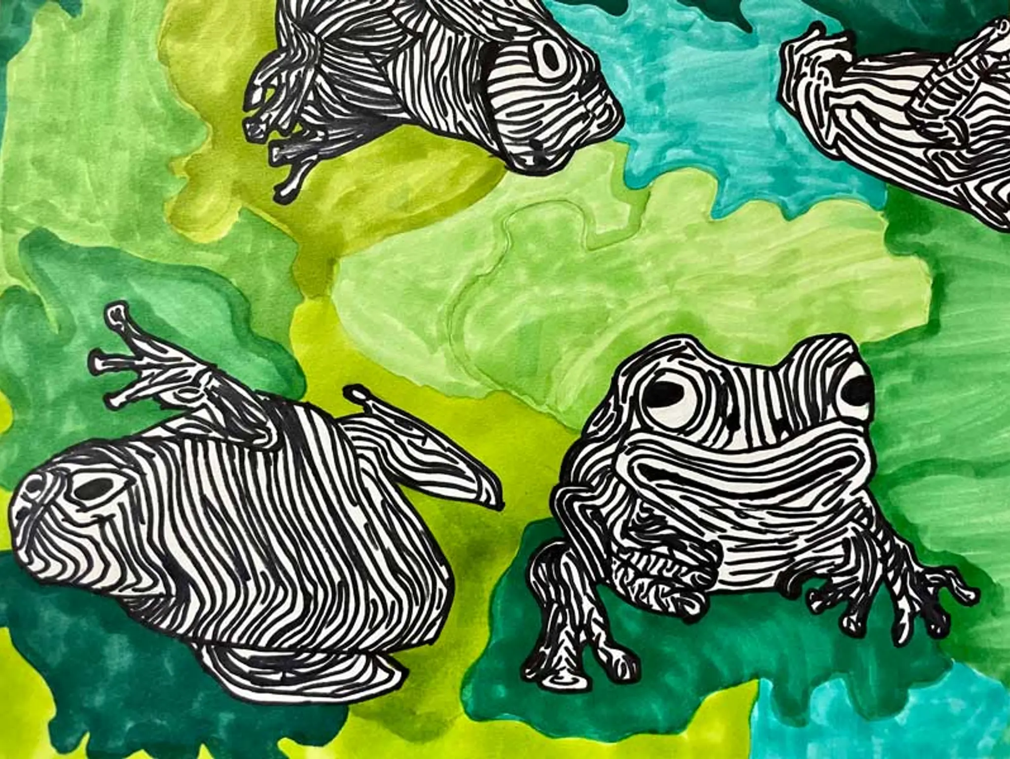 ClipCard: Blind-Contour Animals
