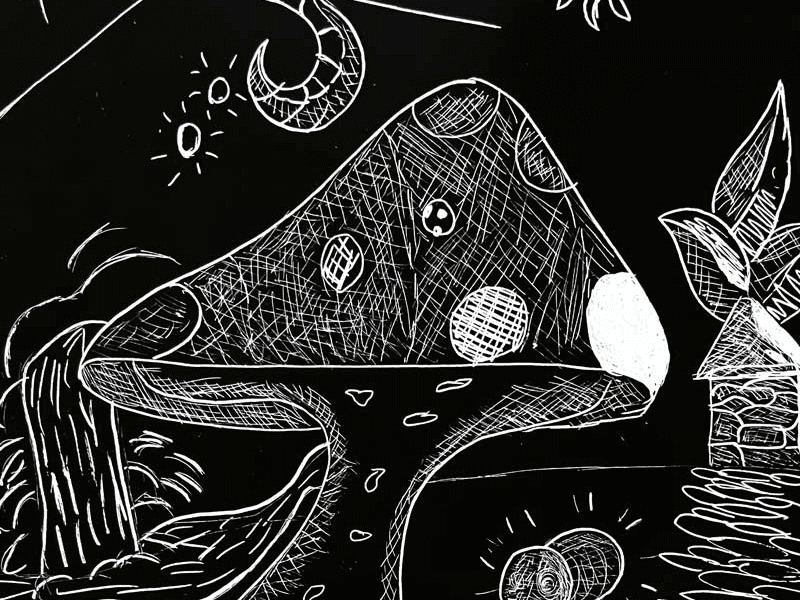 ClipCard: Nature Scratch Art