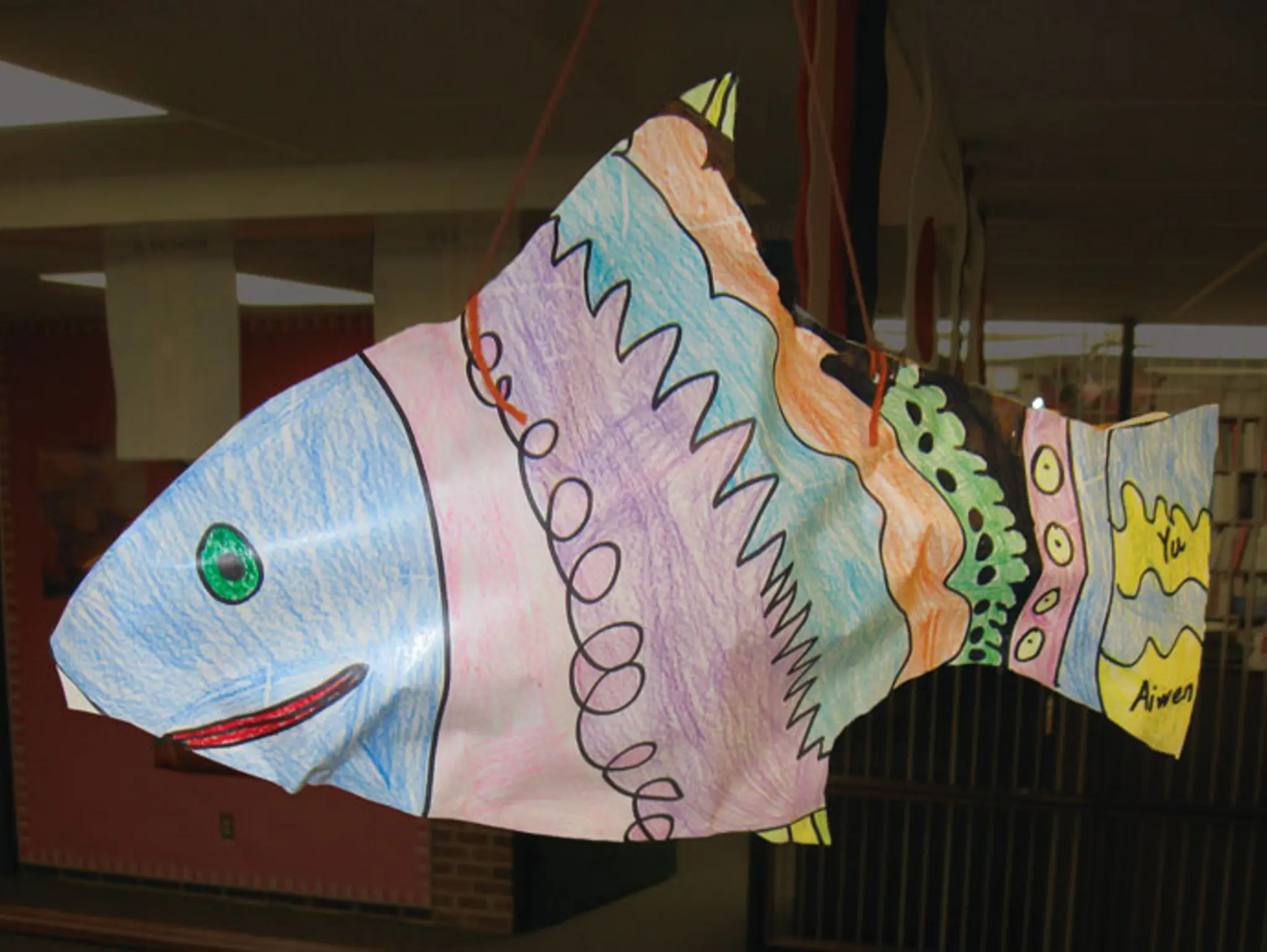 Early Childhood ClipCard: Patterned Fish