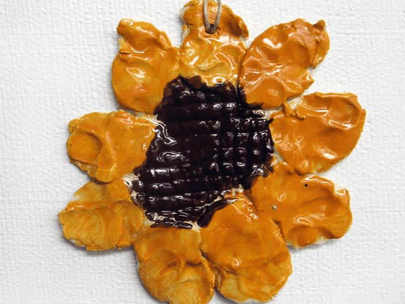 Early Childhood ClipCard: Clay Sunflowers
