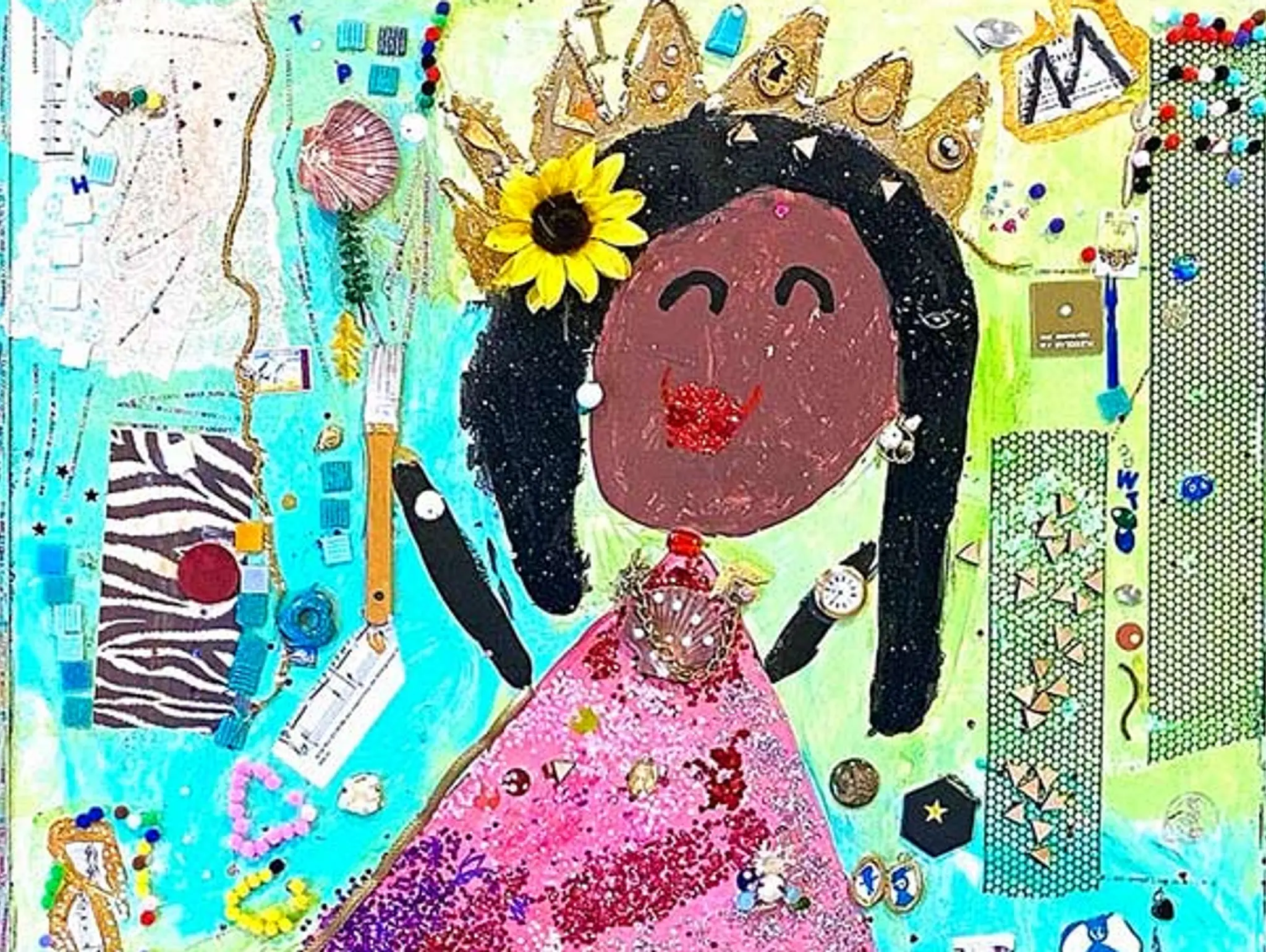 Even Bigger Than Us: Imaginary Portraiture Inspired by Mickalene Thomas