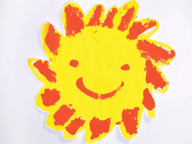 Early Childhood ClipCard | Here Comes the Sun
