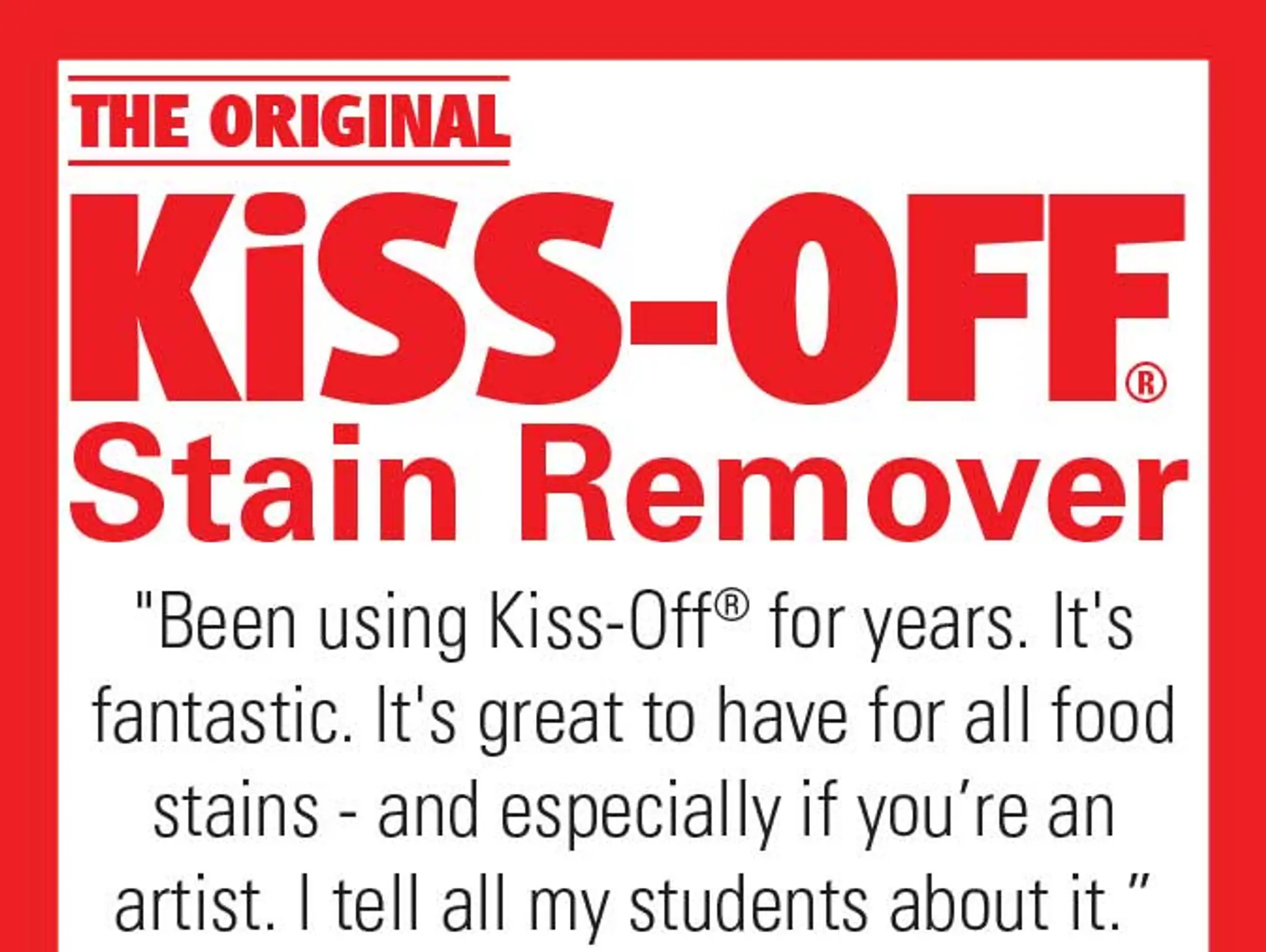 Kiss-Off® Stain Remover