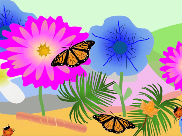 Fantastical Digital Gardens: Integrating Science into Art and Design