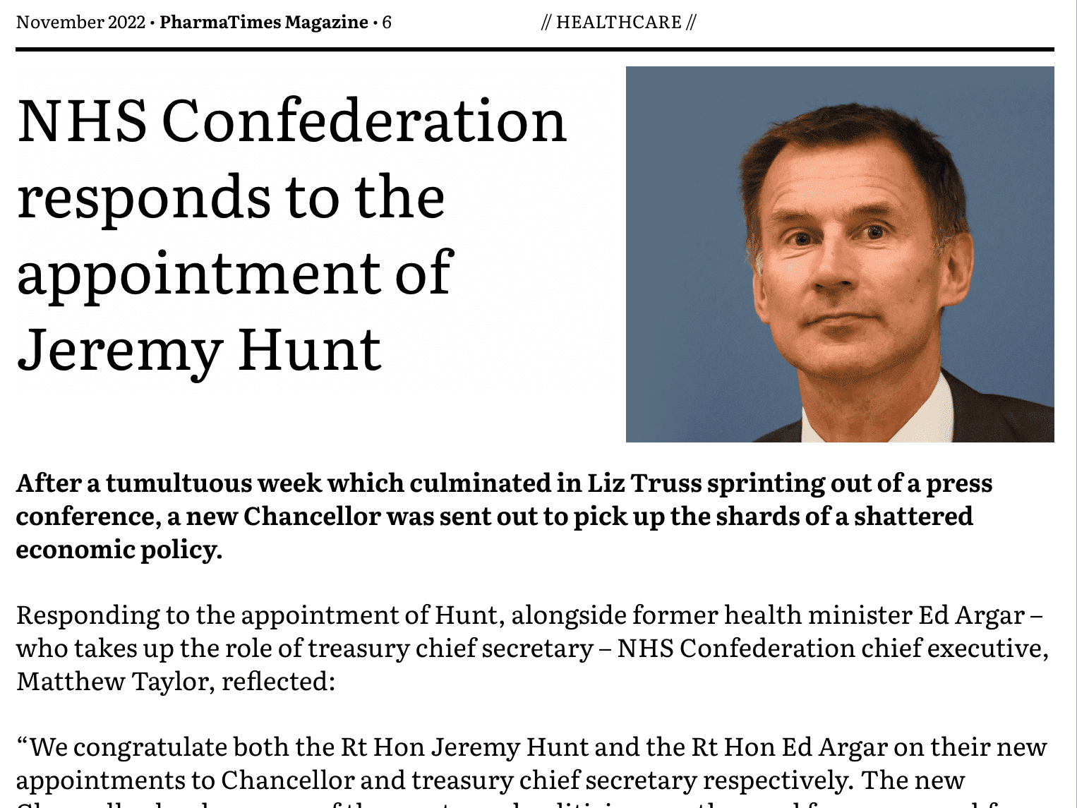 6 - NEWS: Healthcare