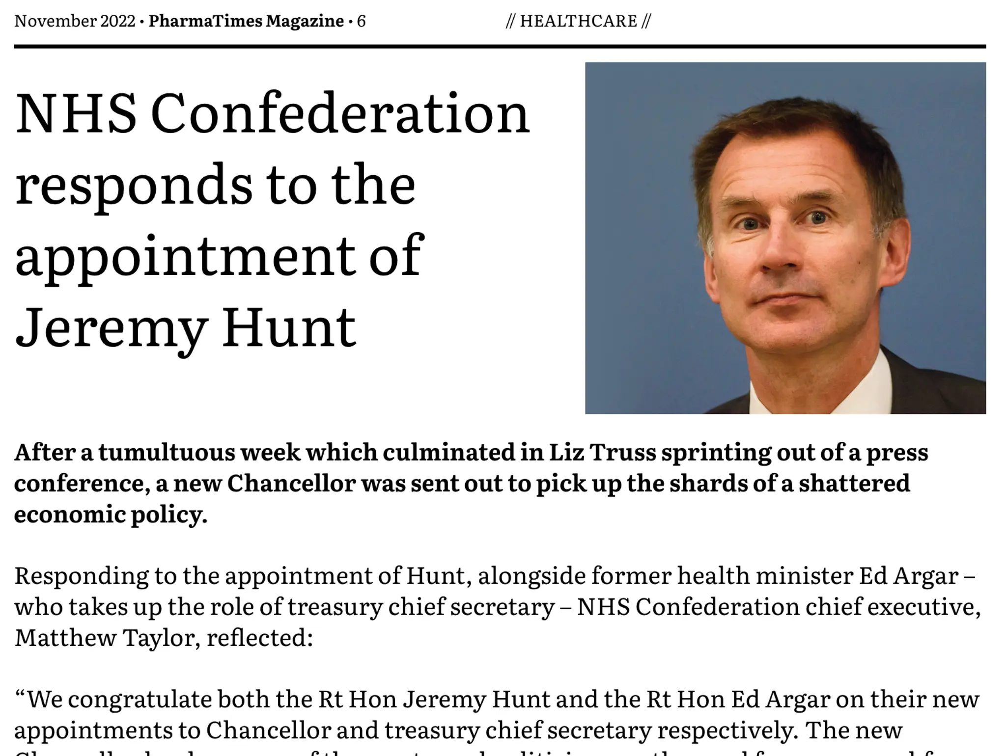 6 - NEWS: Healthcare