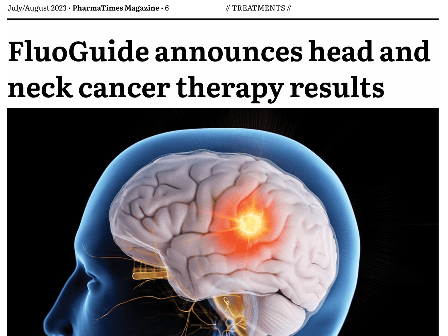 6 - NEWS: Treatments