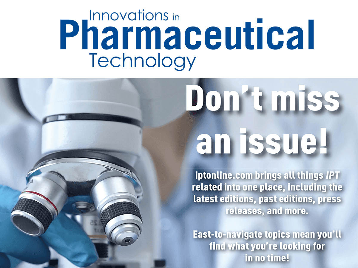 40 - Innovations in Pharmaceutical Technology Magazine