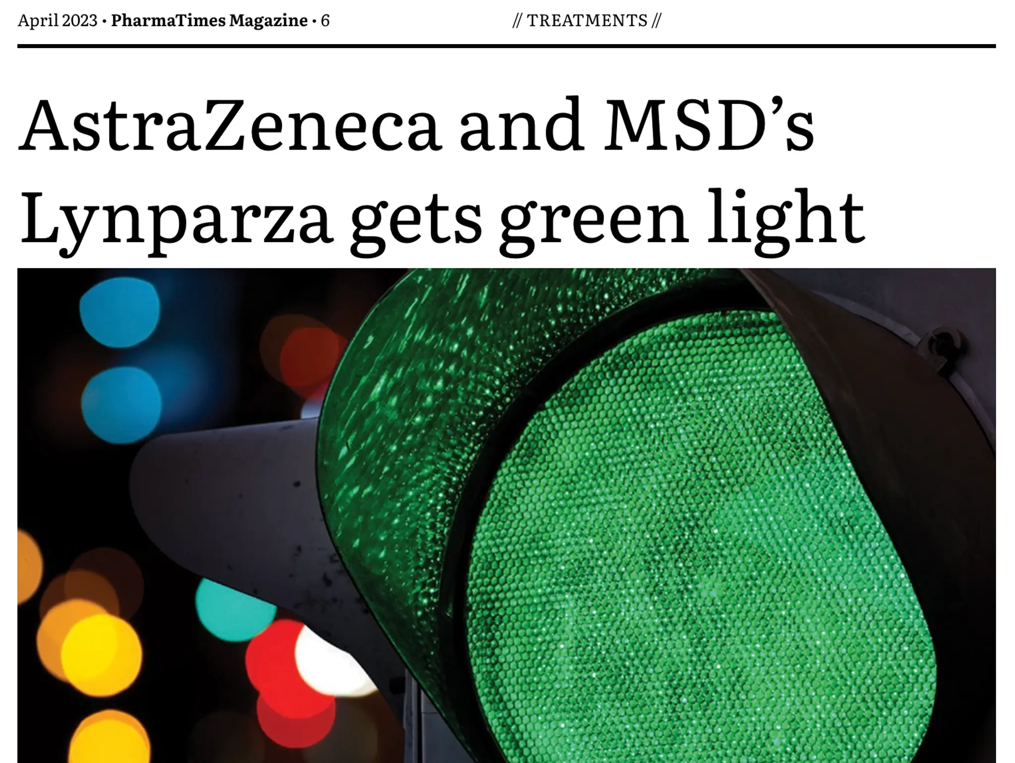 6 - NEWS: Treatments