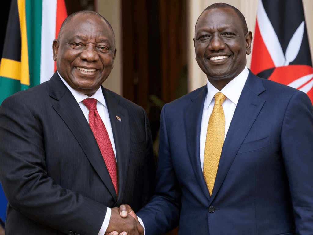 02. UMengameli uRamaphosa uqinisa amaxhama obudlelwano neKenya