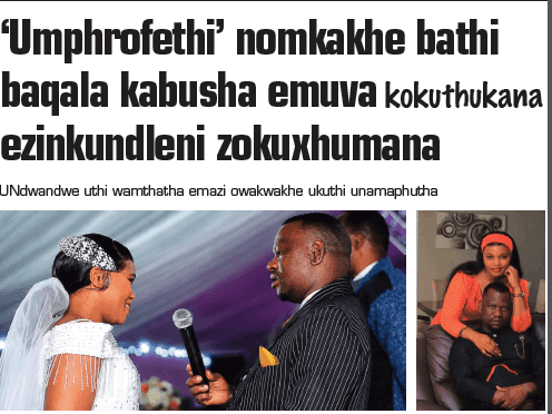 14.  Umphrofethi umchaza njengowedlozi umfazi 'ophingile'