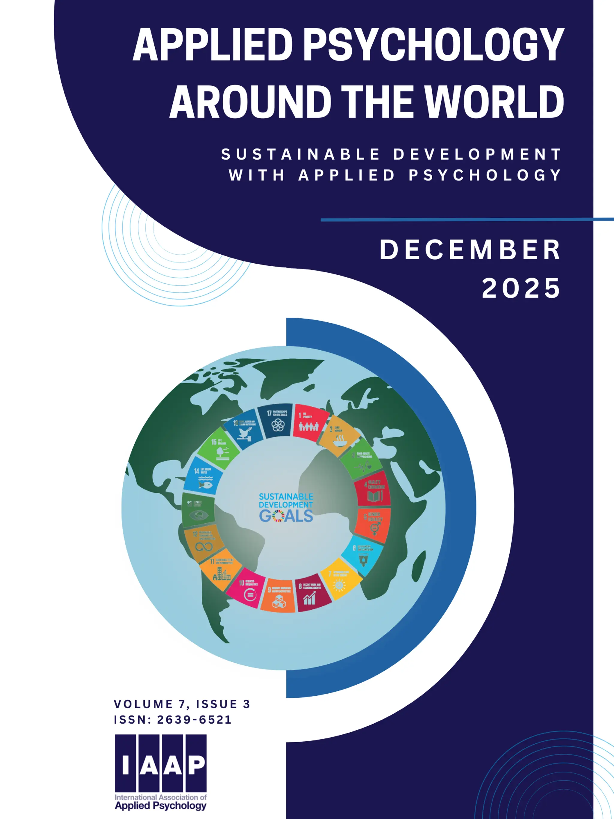 Applied Psychology Around the World: Sustainable Development with Applied Psychology