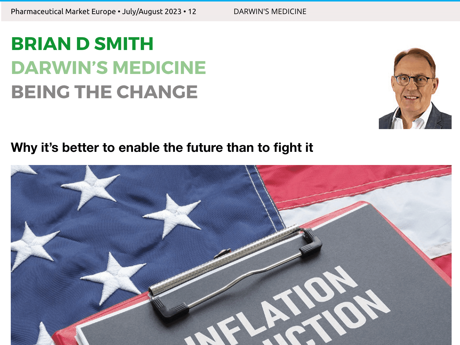 12 - DARWIN'S MEDICINE - Being the change