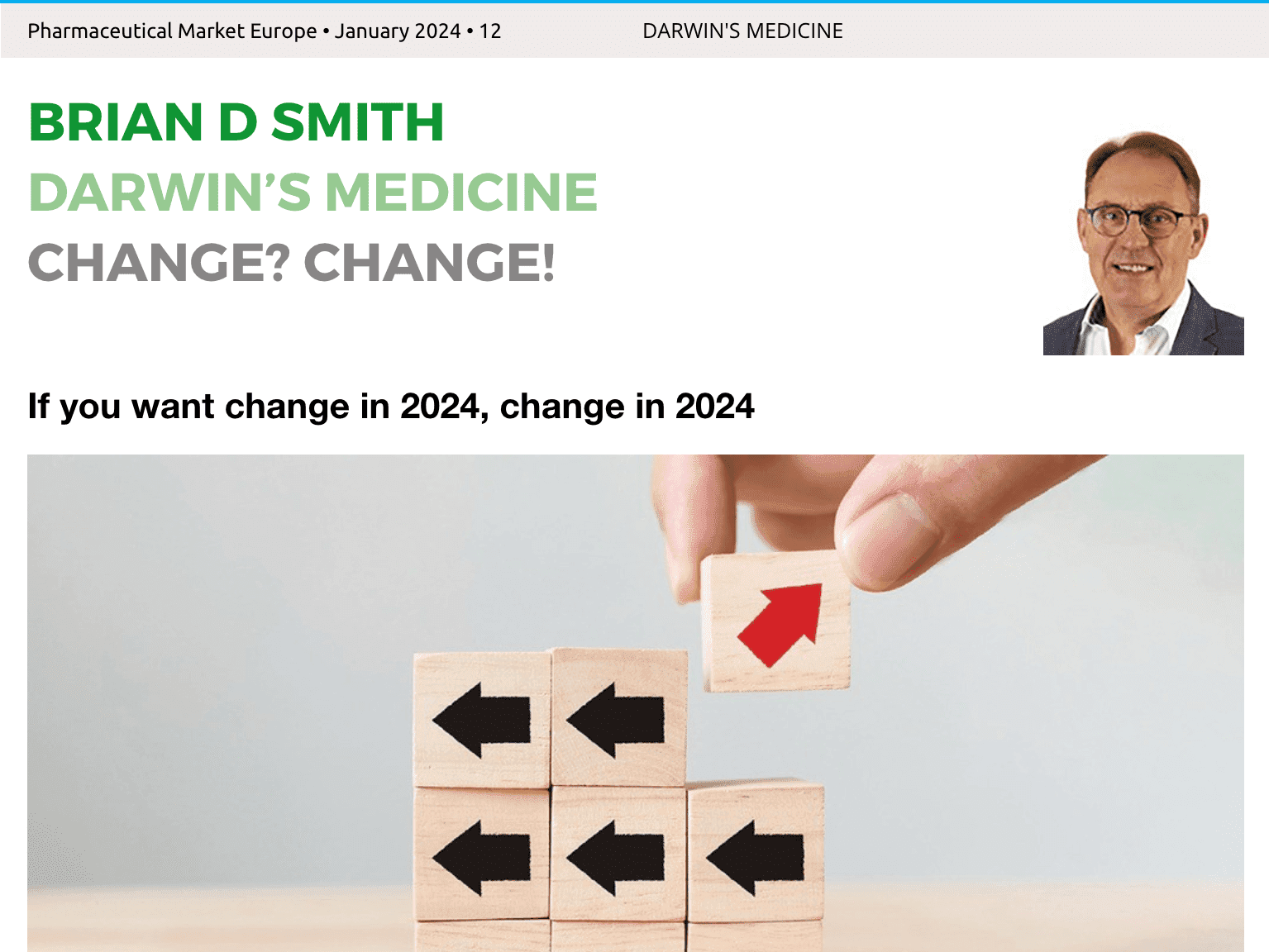 12 - DARWIN'S MEDICINE - Change? Change!