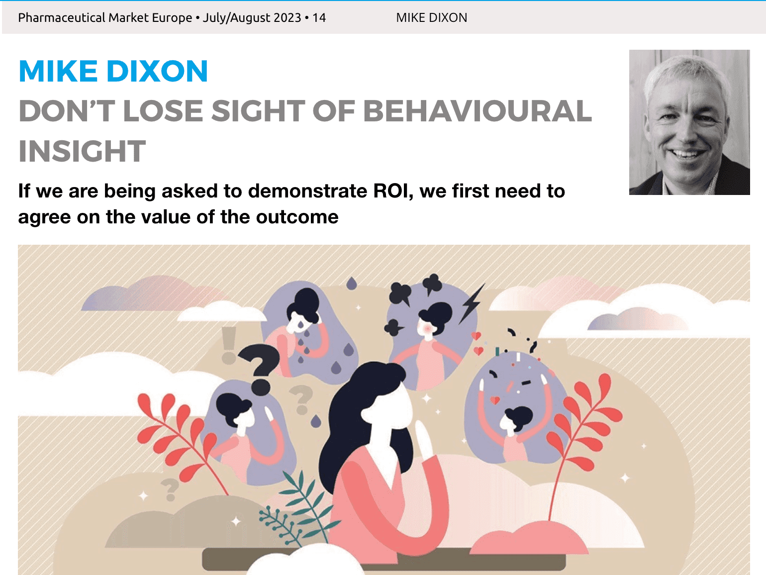 14 - MIKE DIXON - Don’t lose sight of behavioural insight