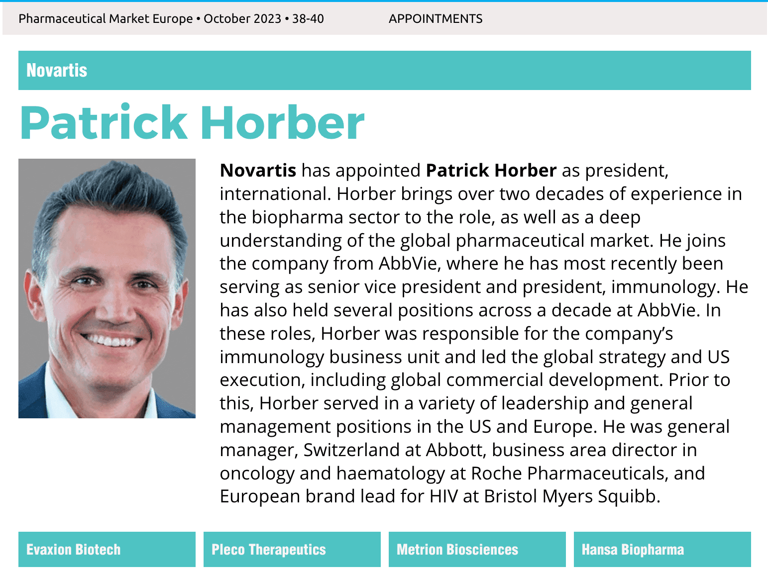 38-40 - Appointments