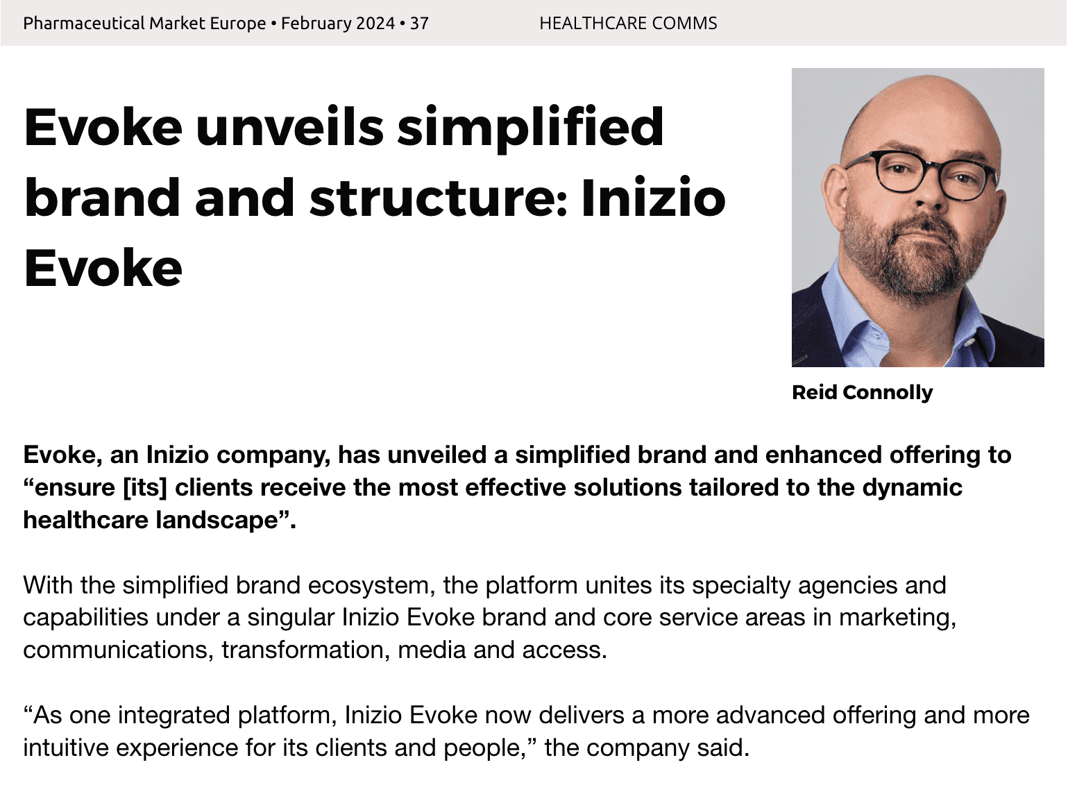 37 -  HEALTHCARE COMMS