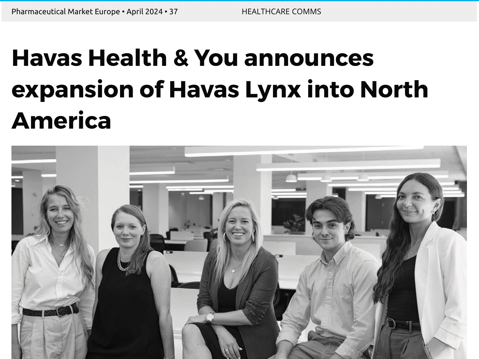 HEALTHCARE COMMS - April 2024