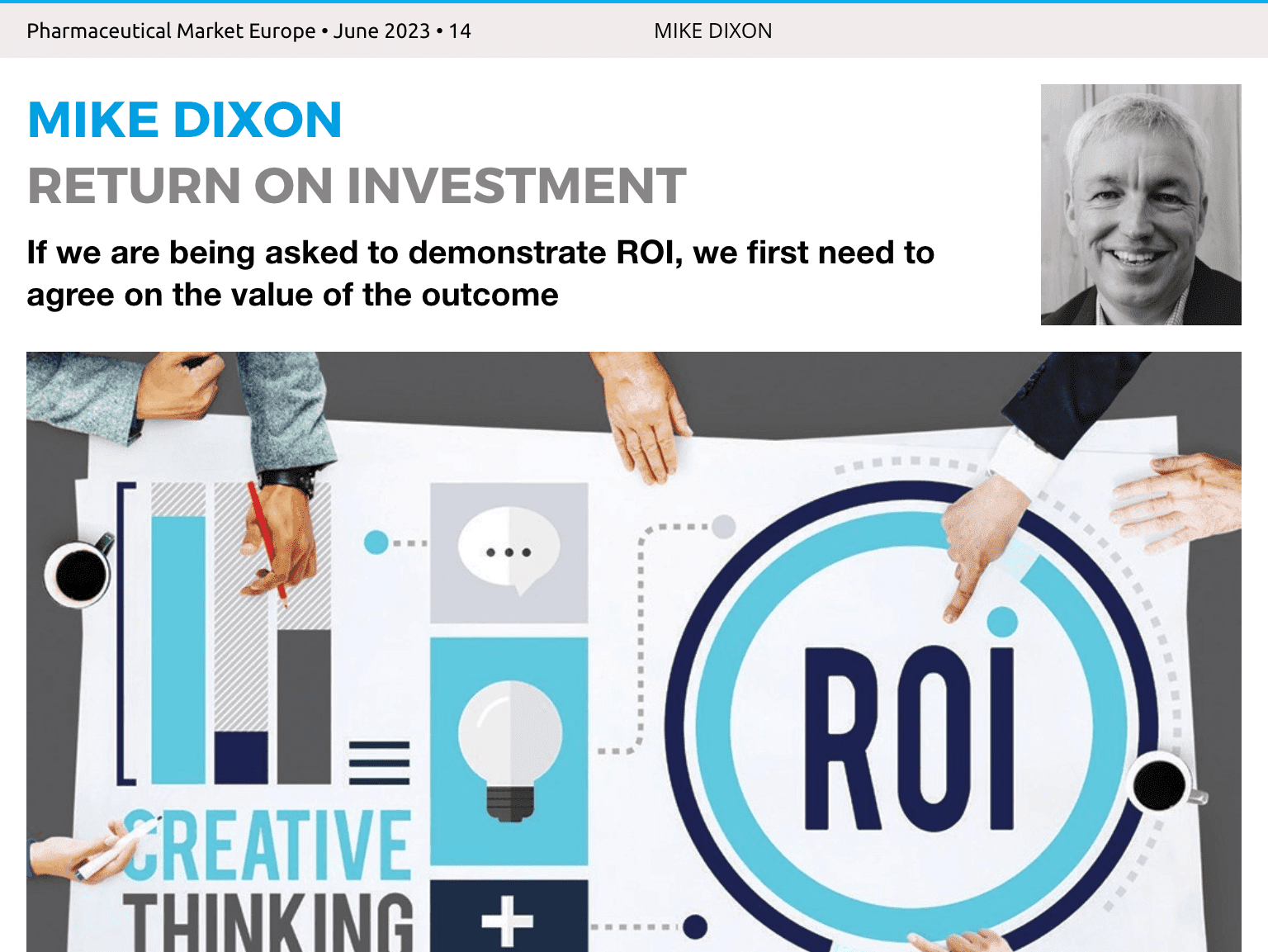14 - MIKE DIXON - Return on investment