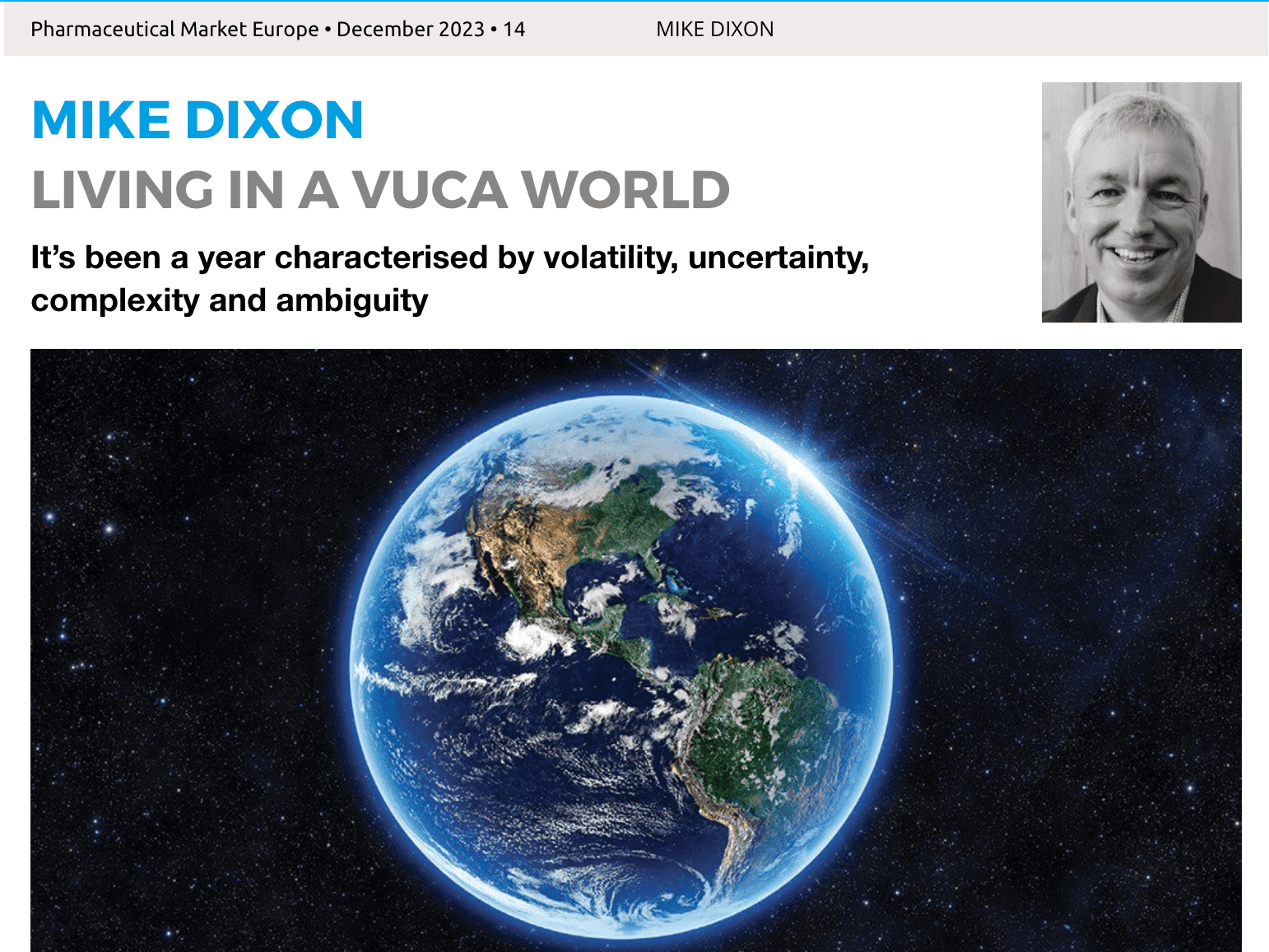 14 - MIKE DIXON - Living in a VUCA world