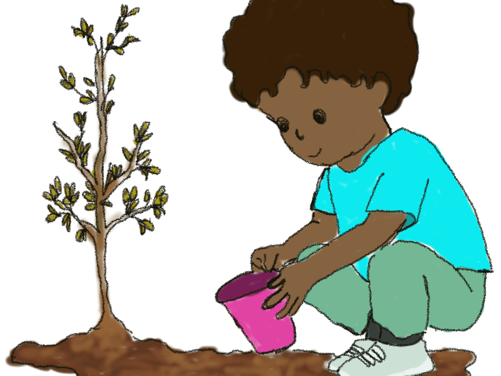 Muddy boots and green fingers