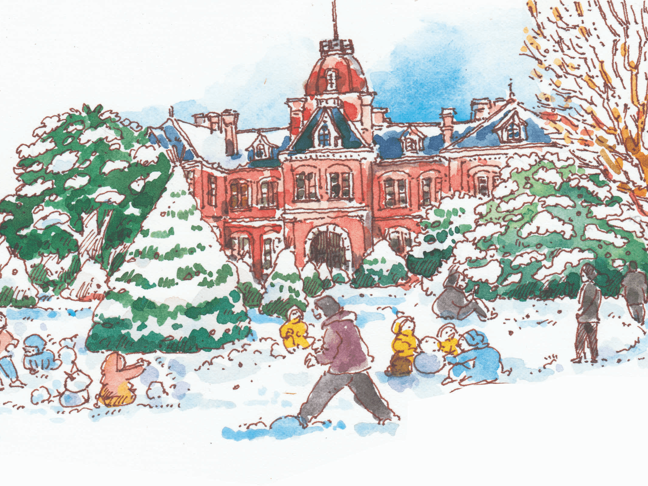 494 วาดเมือง ซัปโปโรและโอตารุ