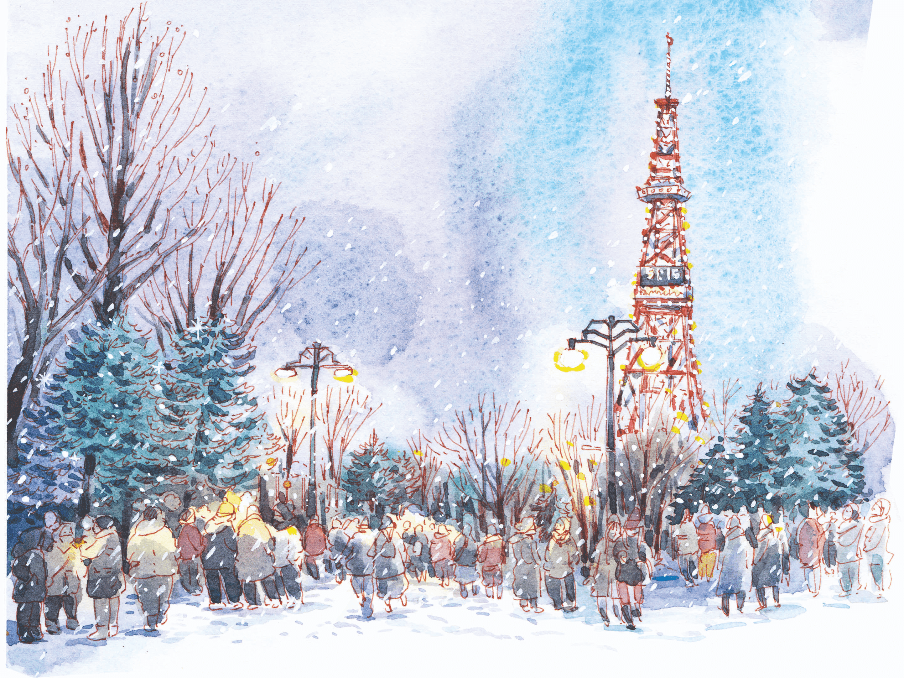 487 วาดเมือง เทศกาลหิมะซัปโปโร