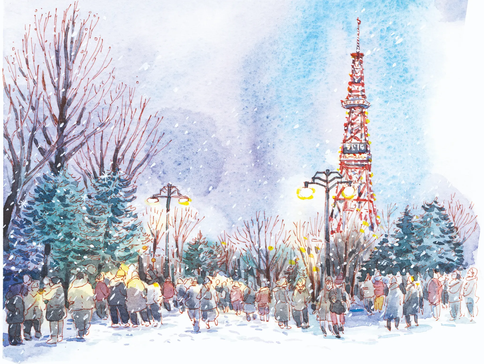 487 วาดเมือง เทศกาลหิมะซัปโปโร