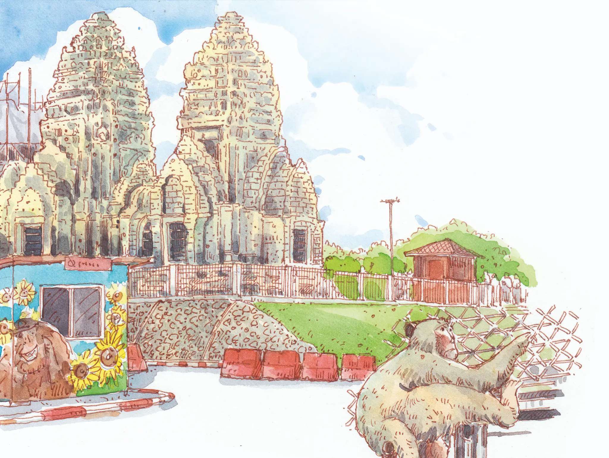 488 วาดเมือง นั่งรถไฟไปเมืองลิง