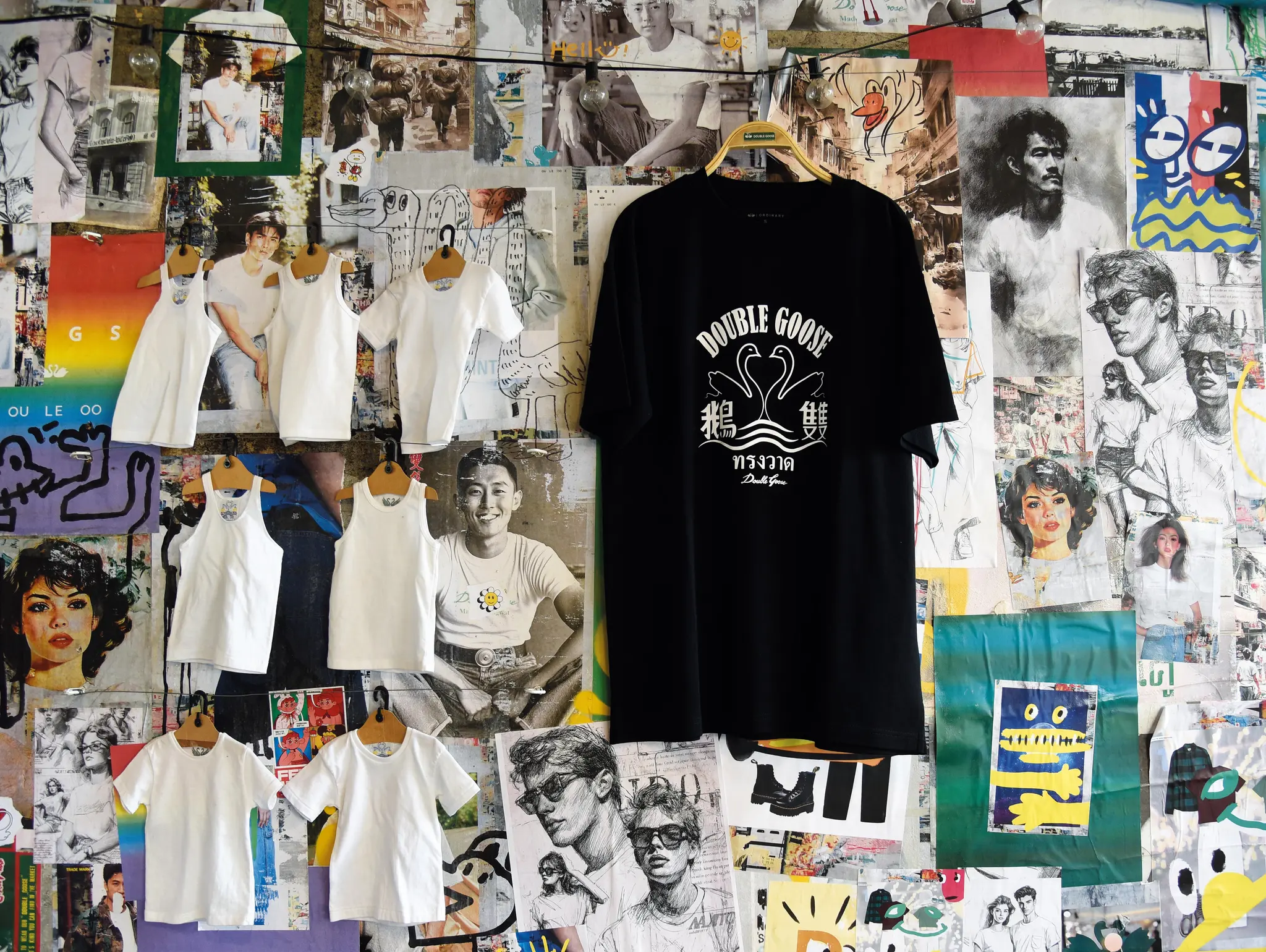 491 เสื้อยืด ห่านคู่ คราฟต์ความสบายให้กลายเป็นของทุกคน